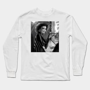 Pinup Coffee Long Sleeve T-Shirt